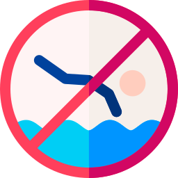 zakaz nurkowania ikona