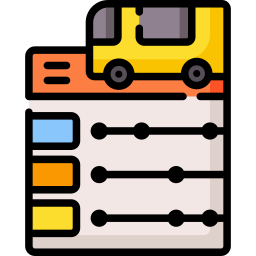 horario de bus icono