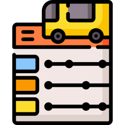 Bus schedule icon