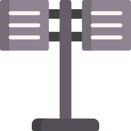 Road sign icon