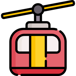Cabina de teleférico icono