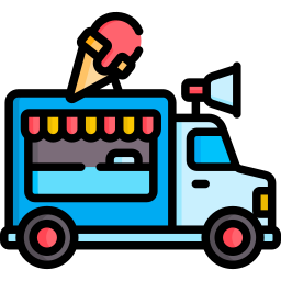 Фургон для мороженого иконка