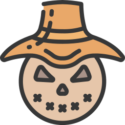 Scarecrow head icon
