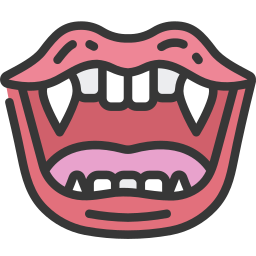 Open mouth icon