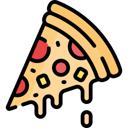 Rebanada de pizza icono