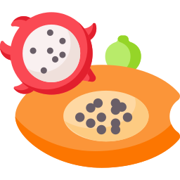 Exotic fruits icon