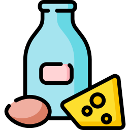 Productos lacteos icono