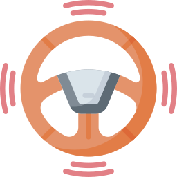 Steering wheel icon