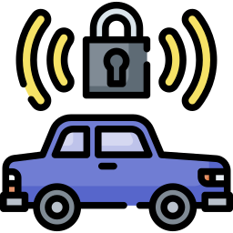 Locked car icon