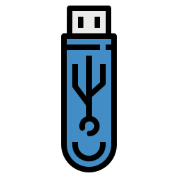 Una unidad flash USB icono