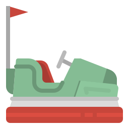 Bumper car icon