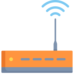 Router inalámbrico icono