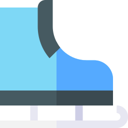 Ice skating shoes icon