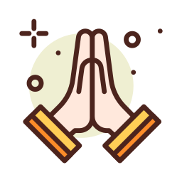 Praying icon