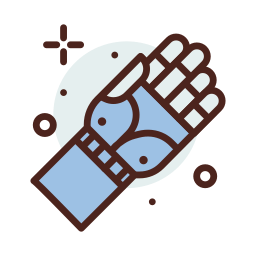 Бионическая рука иконка