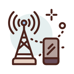 Antena de radio icono