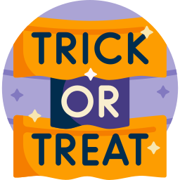 Trick or treat icon