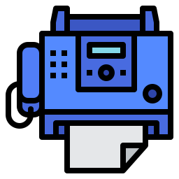 Maquina de fax Ícone