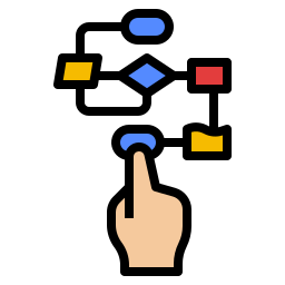 Flow chart icon