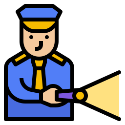 Security guard icon