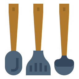 Utensilios de cocina icono