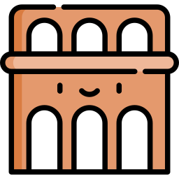 Aqueduct of segovia icon