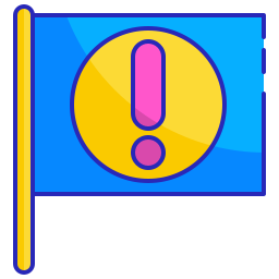 フラグ付き icon