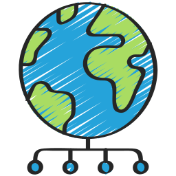 Global network icon