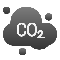 Carbon dioxide icon