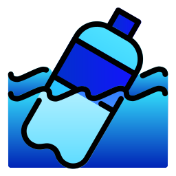 Plastic bottle icon