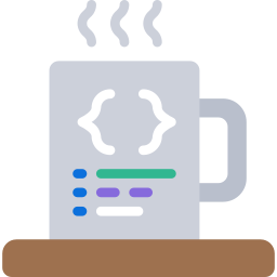 Taza de café icono