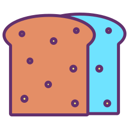 Pan de molde icono