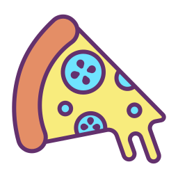 Pizza slice icon