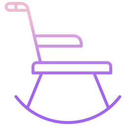 Rocking chair icon