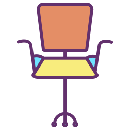 Cadeira de escritório Ícone