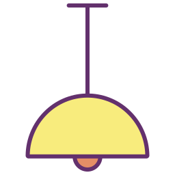 Lámpara de techo icono