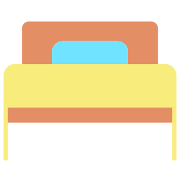 Single bed icon