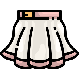 mini falda icono