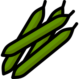 zielone fasolki ikona