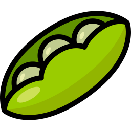 pisello verde icona