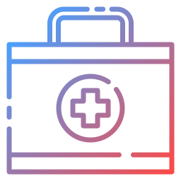 First aid kit icon