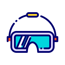 Safety glasses icon
