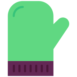 Kitchen glove icon