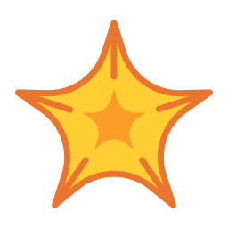 Estrella de mar icono