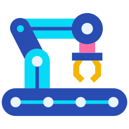 Robotic arm icon