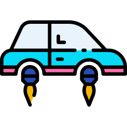 Flying car icon