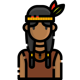 Americano nativo Ícone