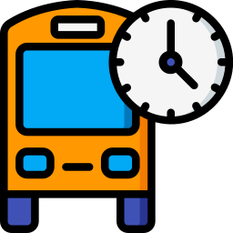 horario de autobuses icono