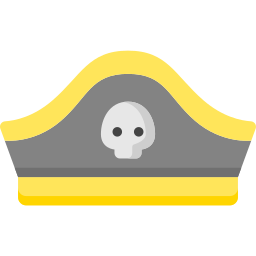 chapéu de pirata Ícone