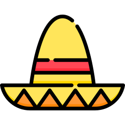 chapéu mexicano Ícone